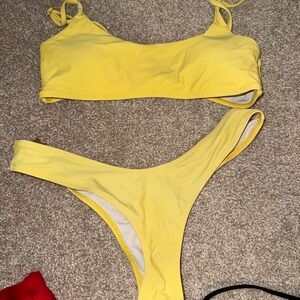 ⭐️Yellow Bikini Set